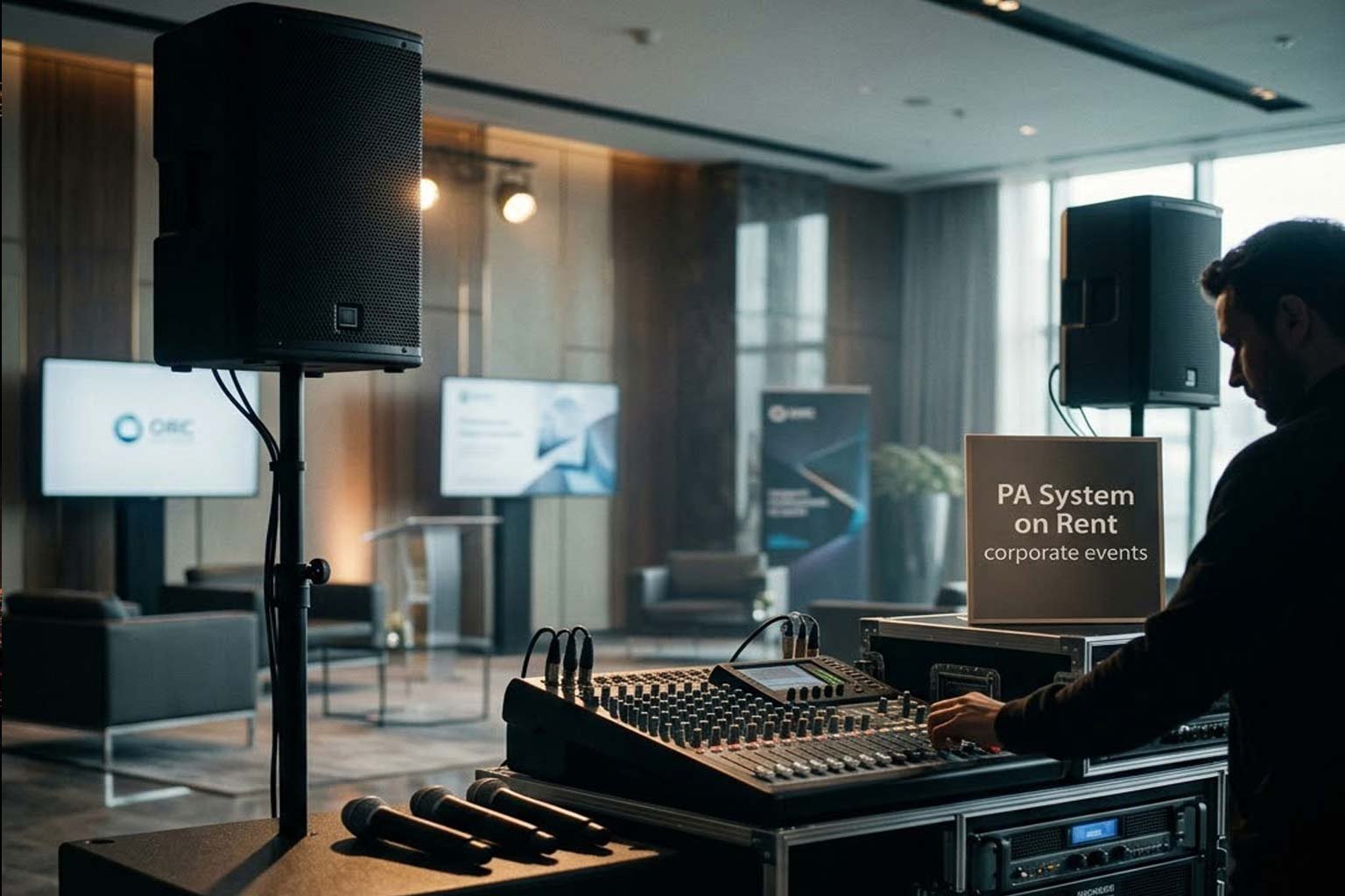 PA System on Rent in Noida